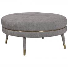  23524 - Uttermost Blake Modern Taupe Ottoman